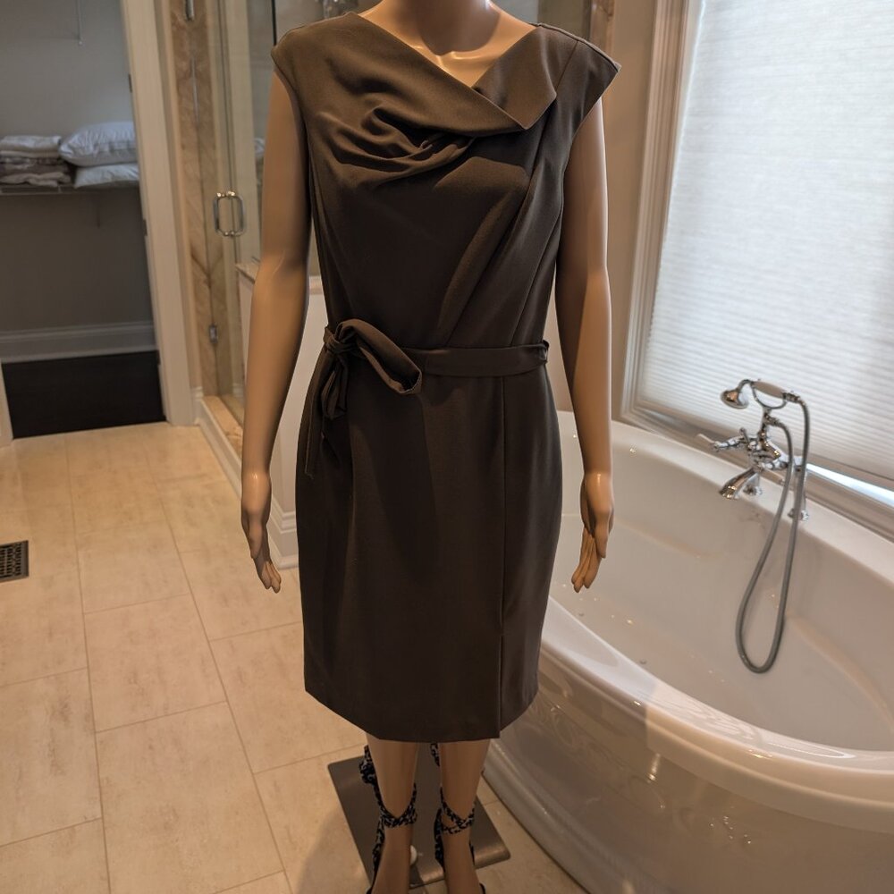 Calvin Klein Army Green Pencil Sheath Dress